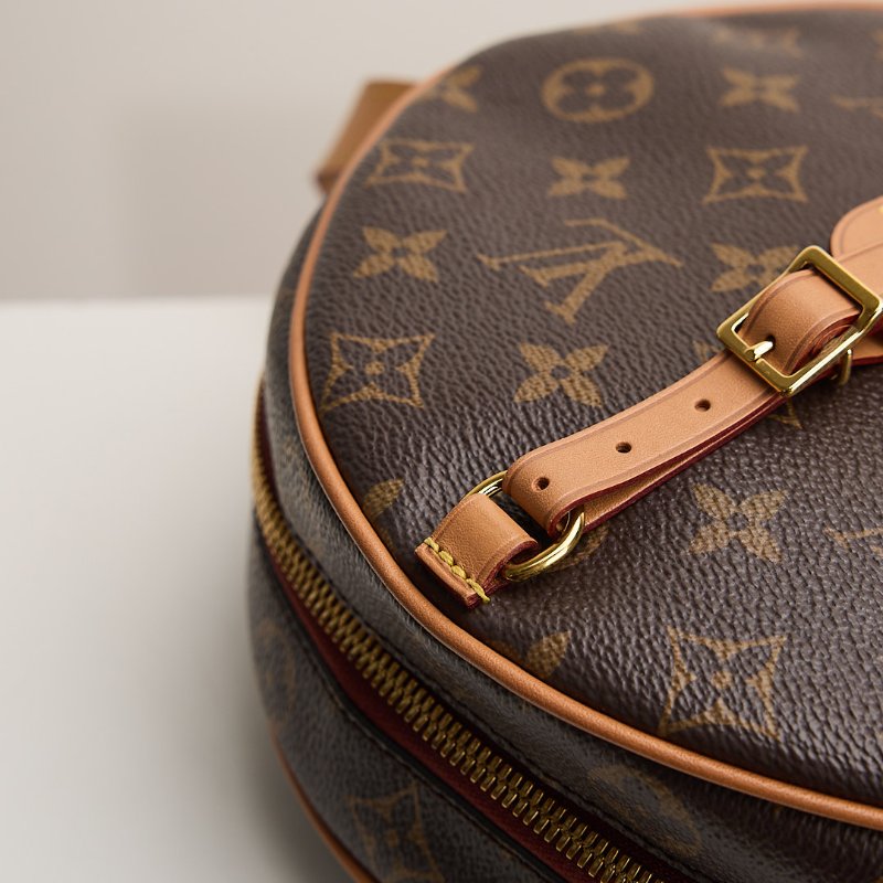 二手Lv 大號軟圓餅包/老花-7