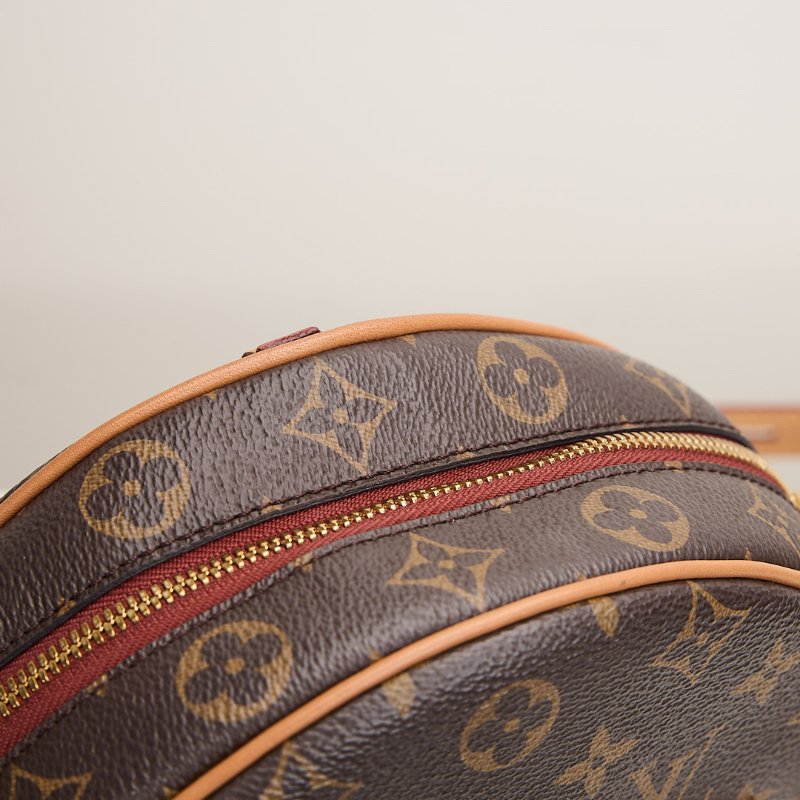 二手Lv 大號軟圓餅包/老花-10