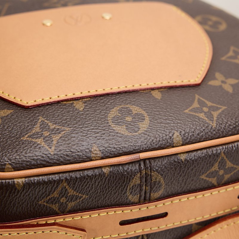 二手Lv 大號軟圓餅包/老花-13