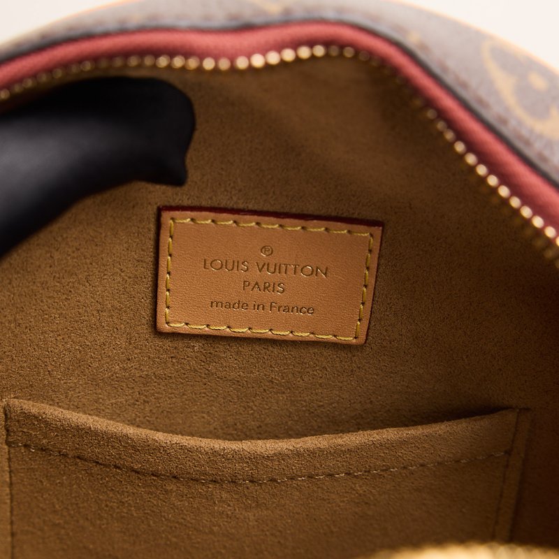 二手Lv 大號軟圓餅包/老花-18