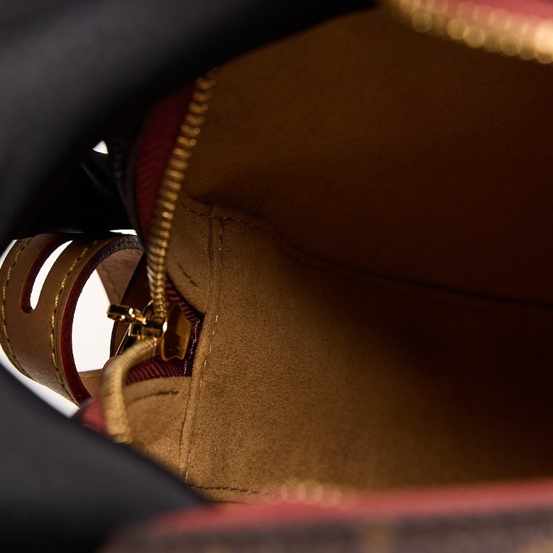 二手Lv 大號軟圓餅包/老花-19