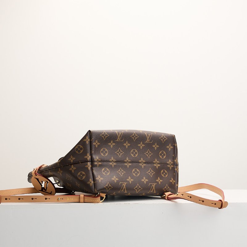 二手Lv Montsouris PM老花後背包/晶片款-3