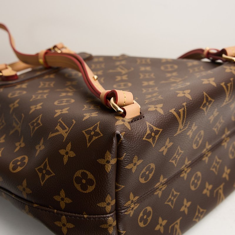 二手Lv Montsouris PM老花後背包/晶片款-4