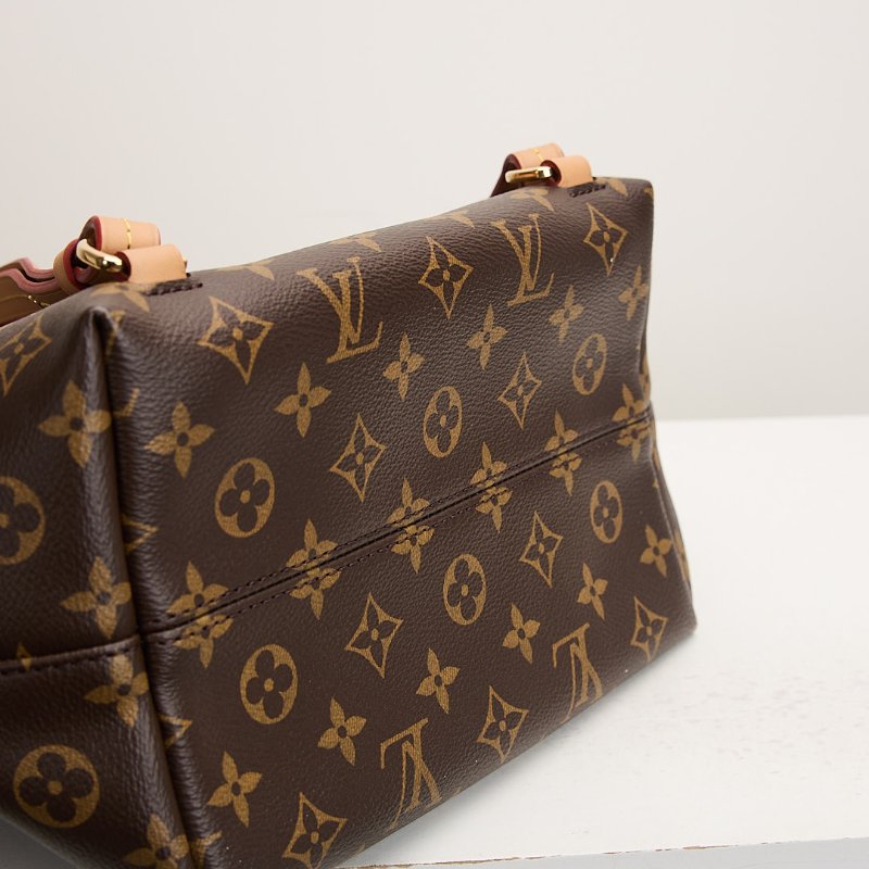 二手Lv Montsouris PM老花後背包/晶片款-5