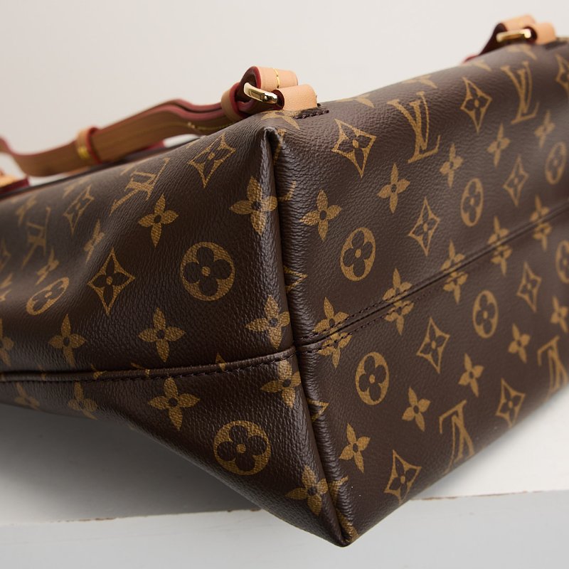 二手Lv Montsouris PM老花後背包/晶片款-6