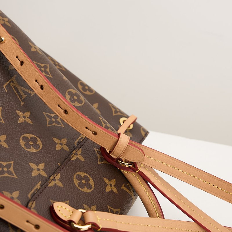 二手Lv Montsouris PM老花後背包/晶片款-8