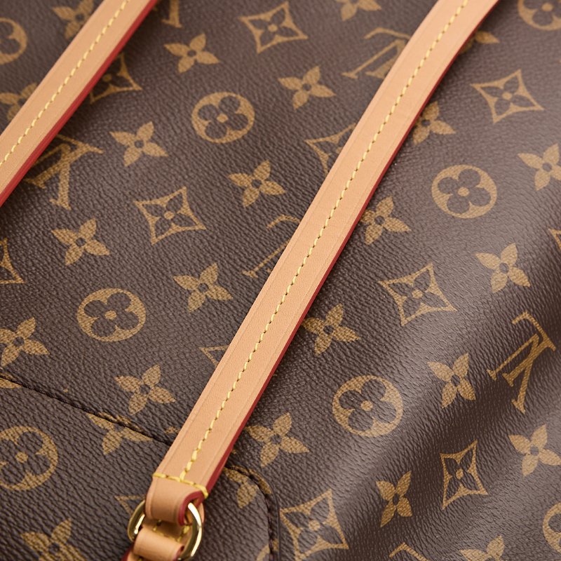 二手Lv Montsouris PM老花後背包/晶片款-11