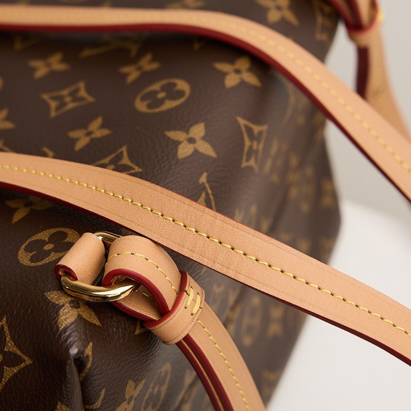 二手Lv Montsouris PM老花後背包/晶片款-12