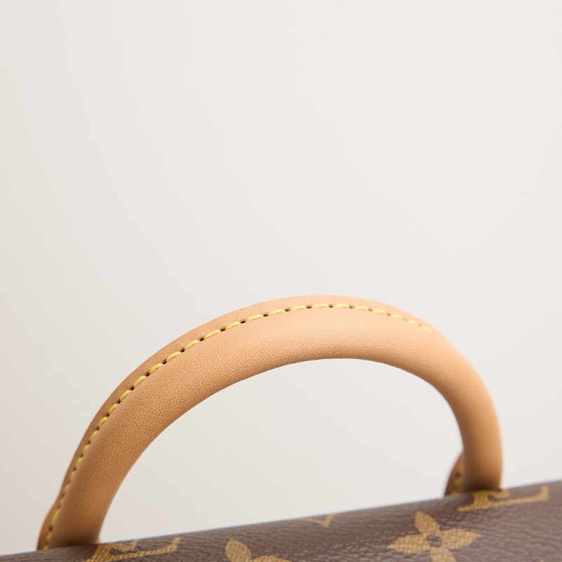 二手Lv Montsouris PM老花後背包/晶片款-16