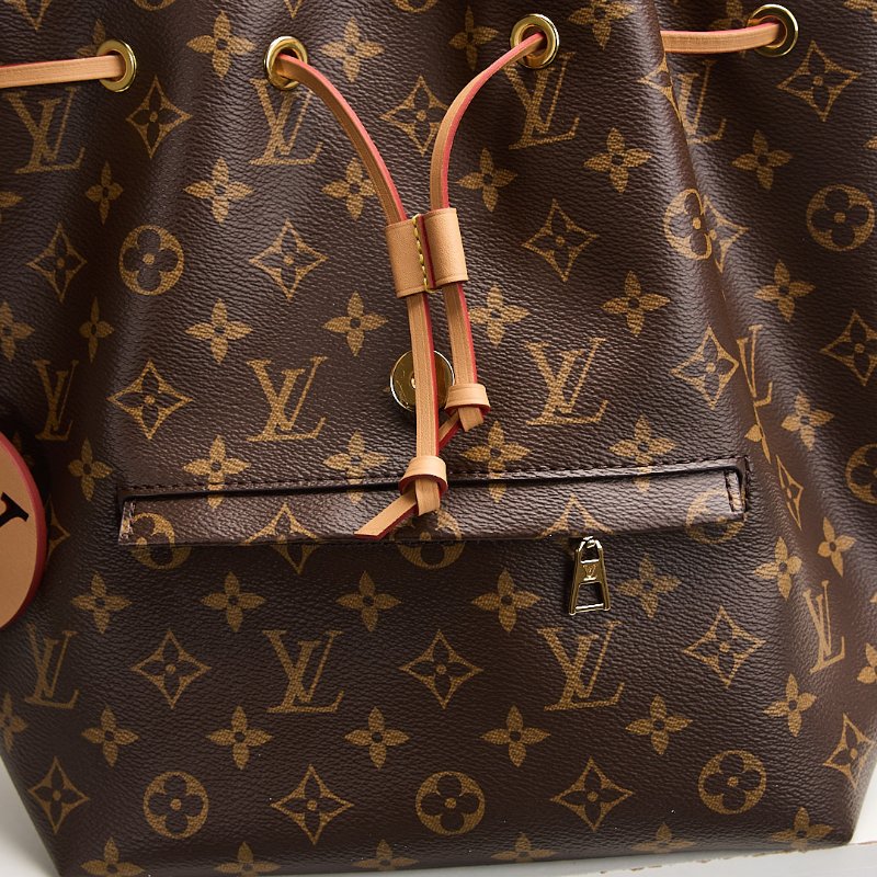 二手Lv Montsouris PM老花後背包/晶片款-18