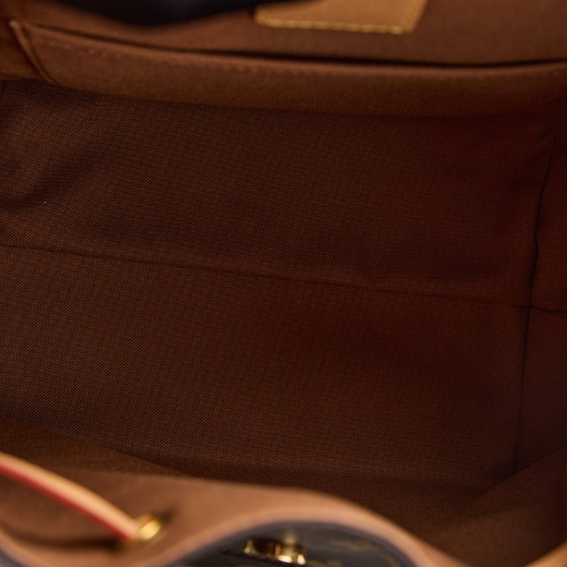 二手Lv Montsouris PM老花後背包/晶片款-25