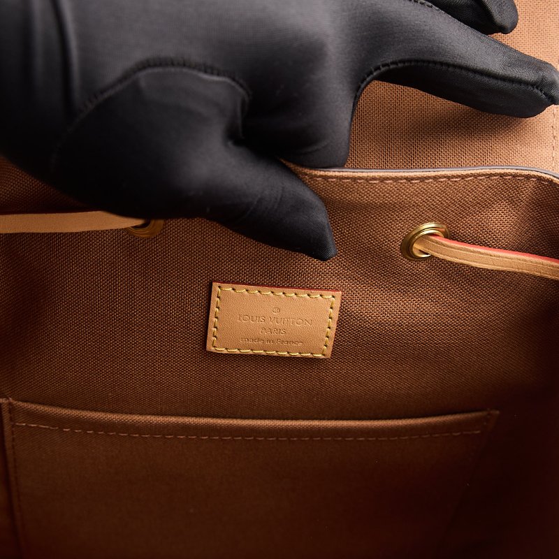 二手Lv Montsouris PM老花後背包/晶片款-26