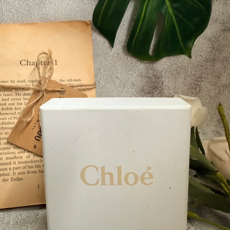 Chloe 蔻依 蟒蛇皮鎖頭掛飾(附盒)-4