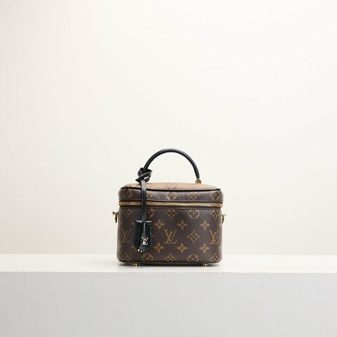 二手Lv Vanity 化妝包/老花 晶片款