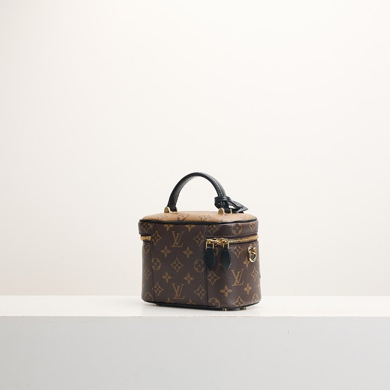 二手Lv Vanity 化妝包/老花 晶片款-1