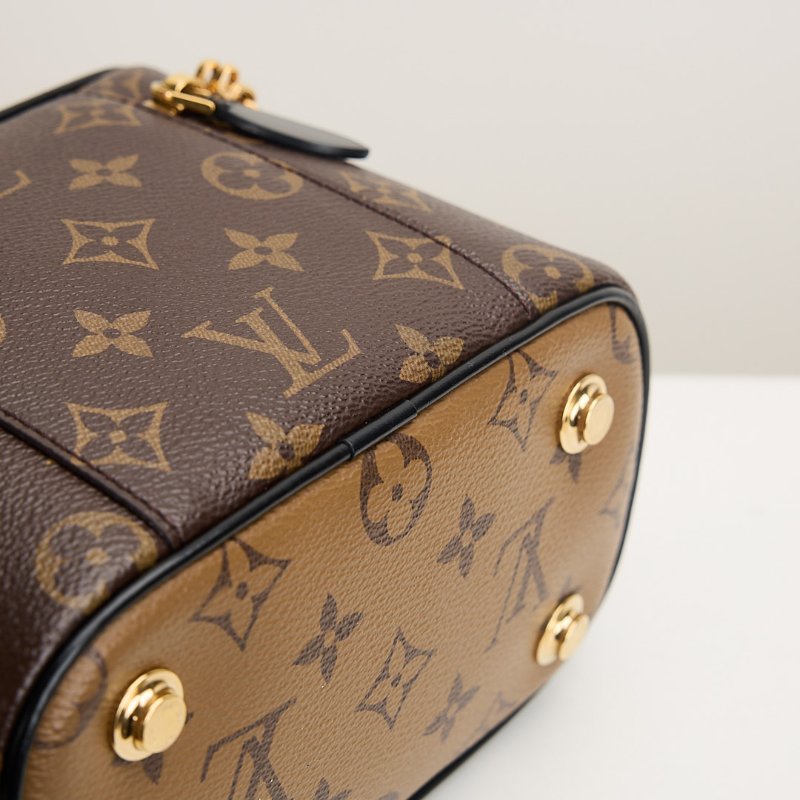 二手Lv Vanity 化妝包/老花 晶片款-7