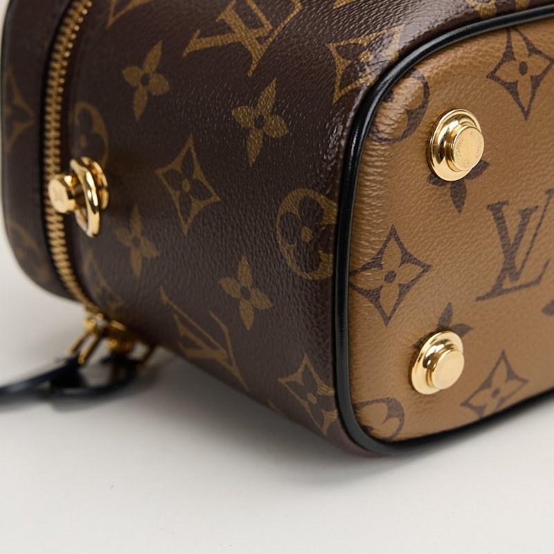 二手Lv Vanity 化妝包/老花 晶片款-15