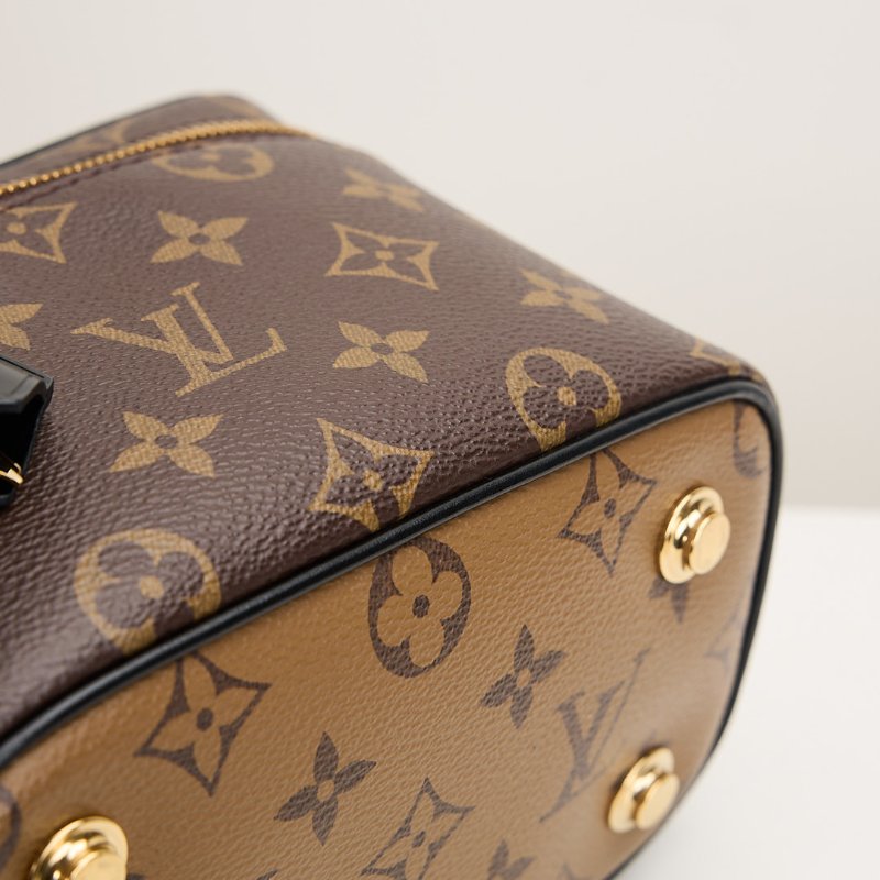 二手Lv Vanity 化妝包/老花 晶片款-17