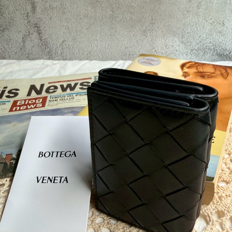 Bottega Veneta (BV) 經典 編織三摺短夾-5
