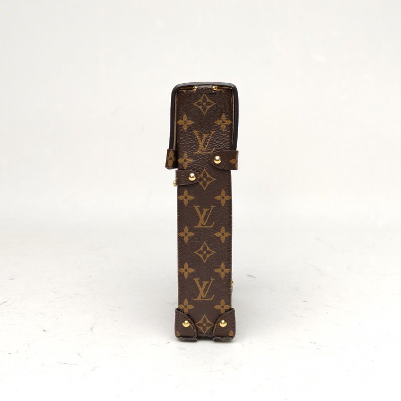 LOUIS VUITTON TrunkVertical手機包拼色PVC晶片肩背包-1