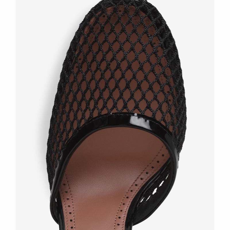 Alaia 女士 踝帶漁網高跟鞋35 36 37 38 39 40 41 42碼跟高: 9cm-4