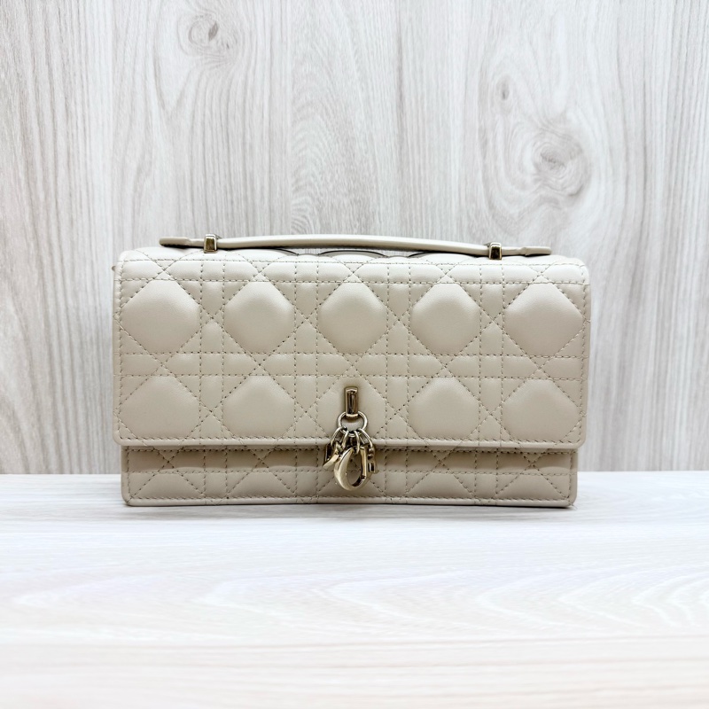 DIOR淡米色羊皮My Dior迷你鏈包S0980ONMJ-1