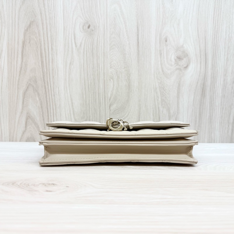 DIOR淡米色羊皮My Dior迷你鏈包S0980ONMJ-5