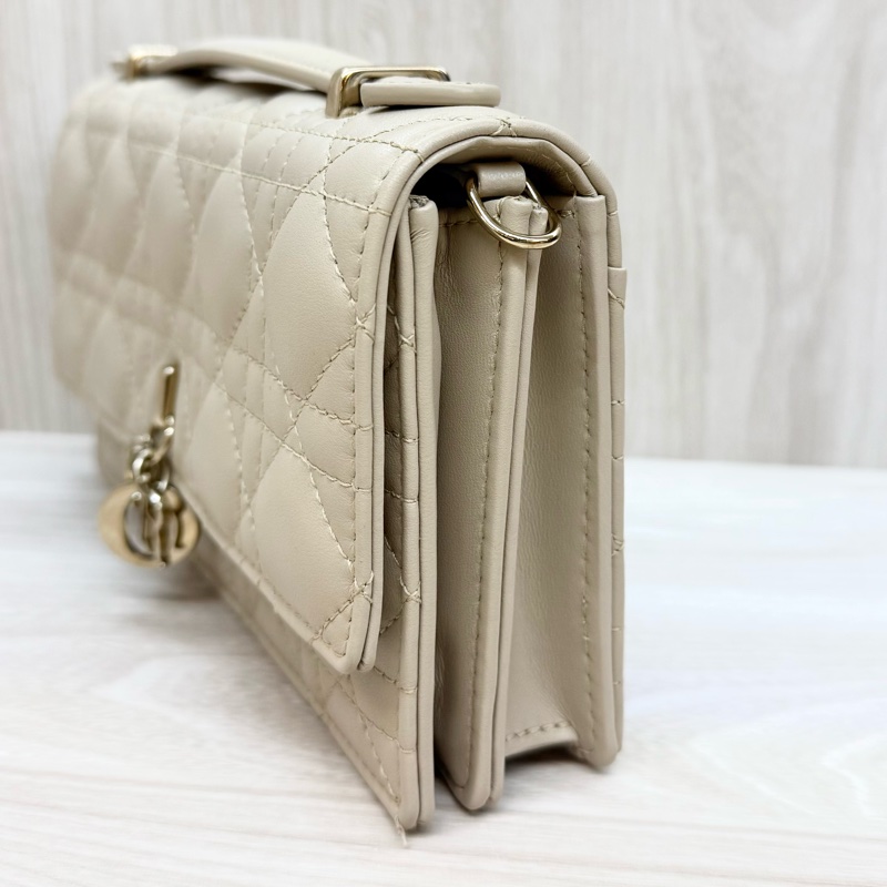 DIOR淡米色羊皮My Dior迷你鏈包S0980ONMJ-10