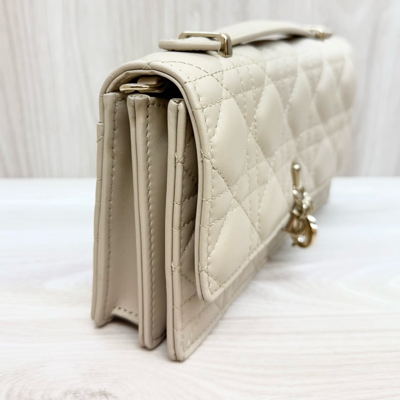 DIOR淡米色羊皮My Dior迷你鏈包S0980ONMJ-11