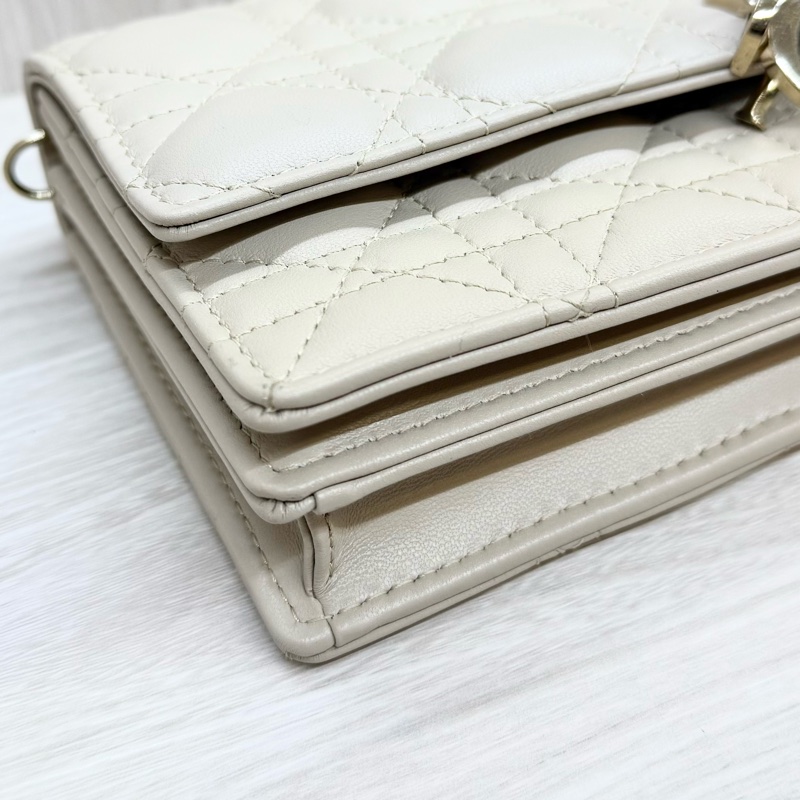 DIOR淡米色羊皮My Dior迷你鏈包S0980ONMJ-13