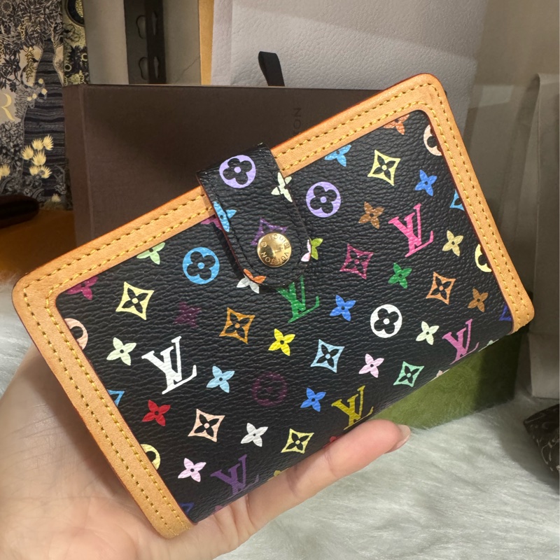 Lv 黑三彩 中夾 絕版款-0