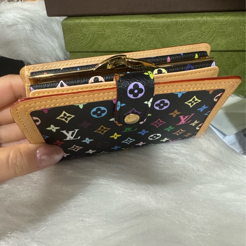 Lv 黑三彩 中夾 絕版款-10