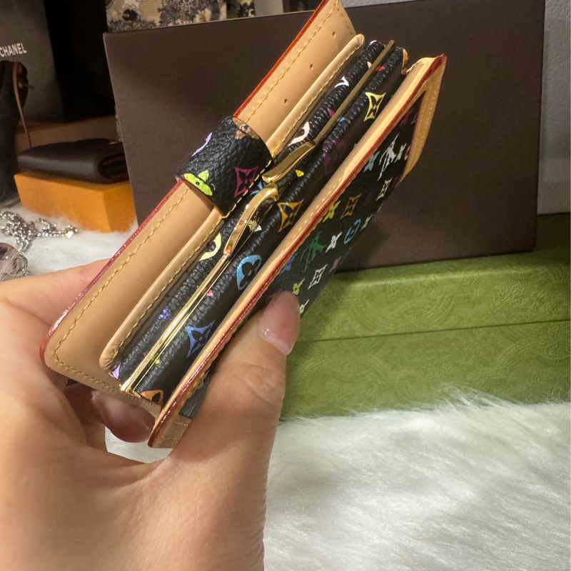 Lv 黑三彩 中夾 絕版款-17