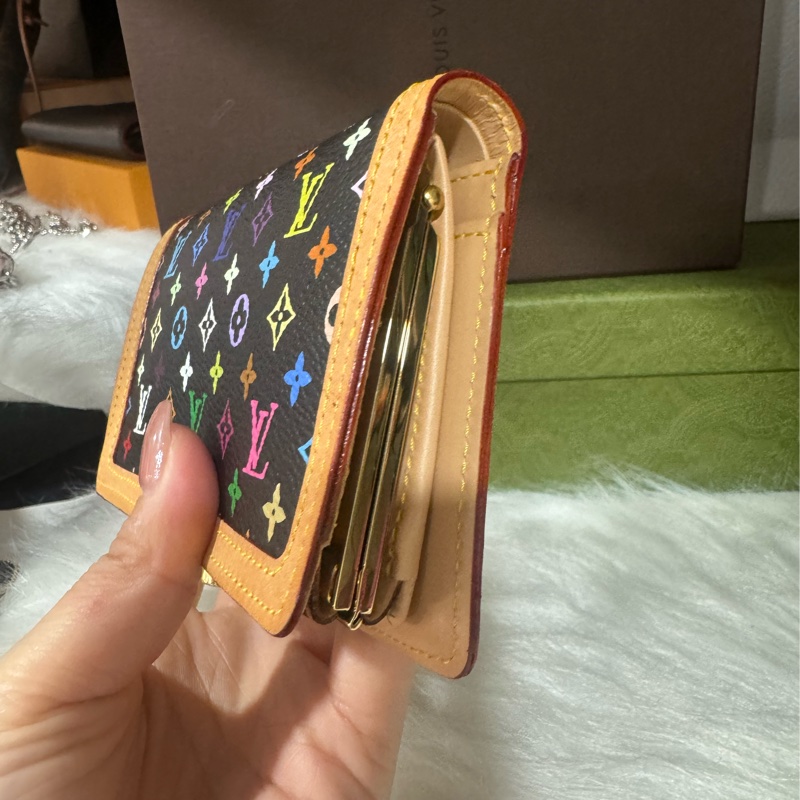 Lv 黑三彩 中夾 絕版款-18