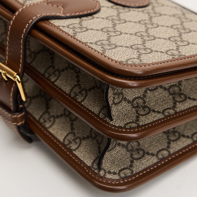 二手Gucci retro馬鞍郵差包/棕色-9