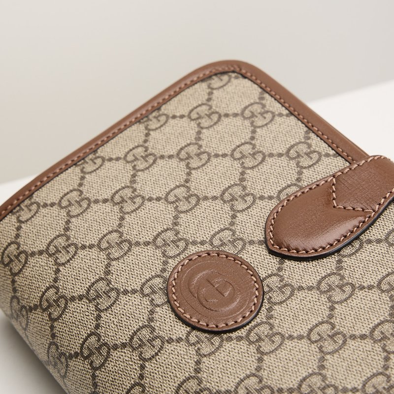 二手Gucci retro馬鞍郵差包/棕色-10