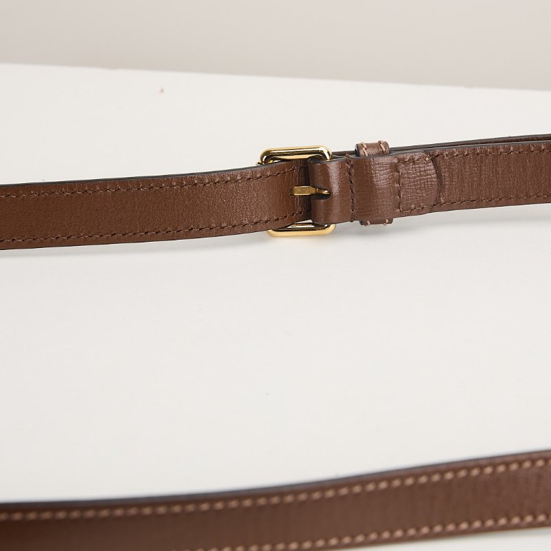 二手Gucci retro馬鞍郵差包/棕色-15