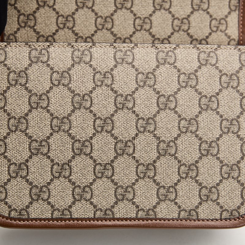 二手Gucci retro馬鞍郵差包/棕色-19