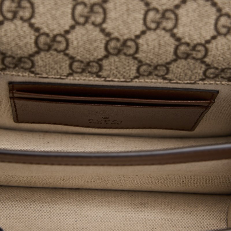 二手Gucci retro馬鞍郵差包/棕色-20