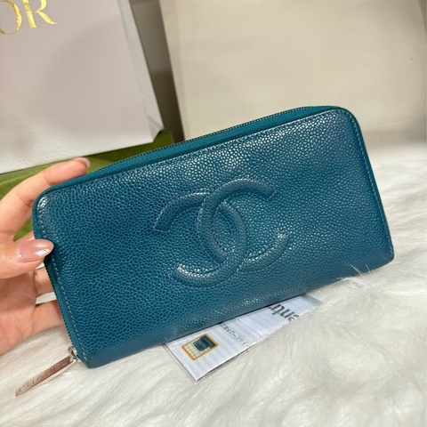 Chanel 荔枝拉鍊長夾