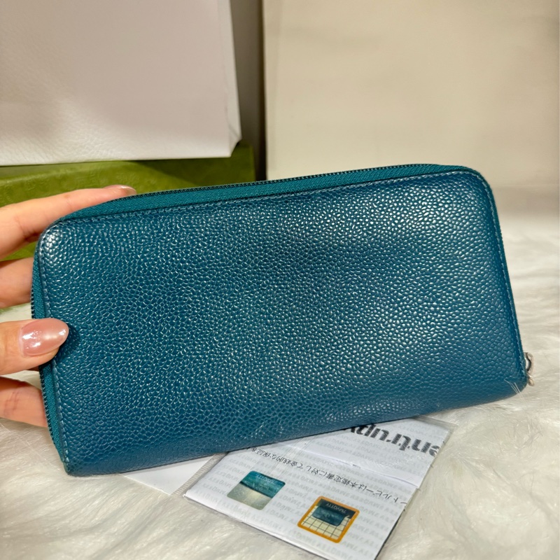 Chanel 荔枝拉鍊長夾-1