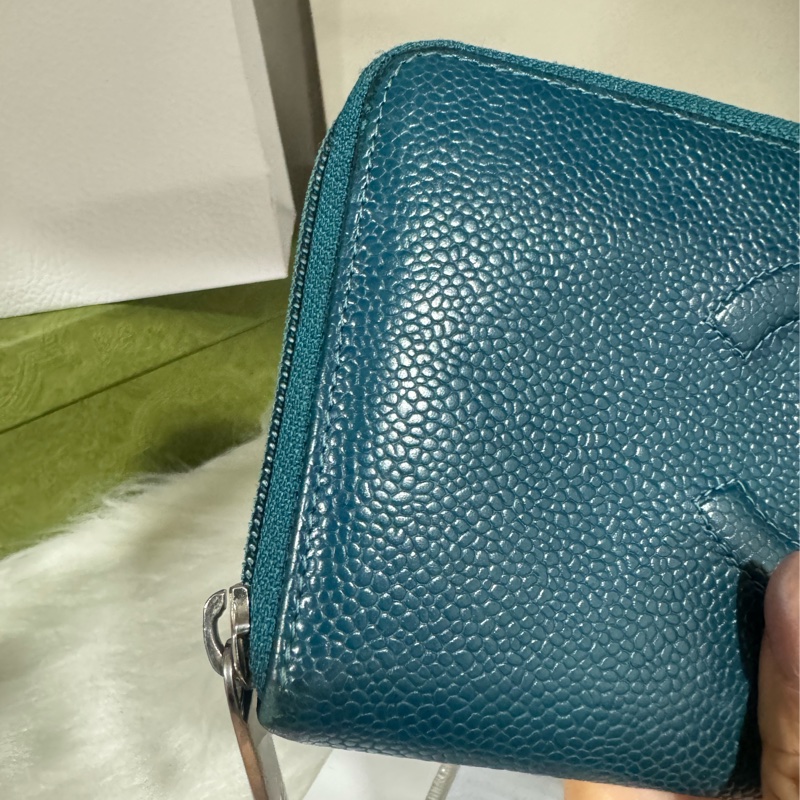 Chanel 荔枝拉鍊長夾-6