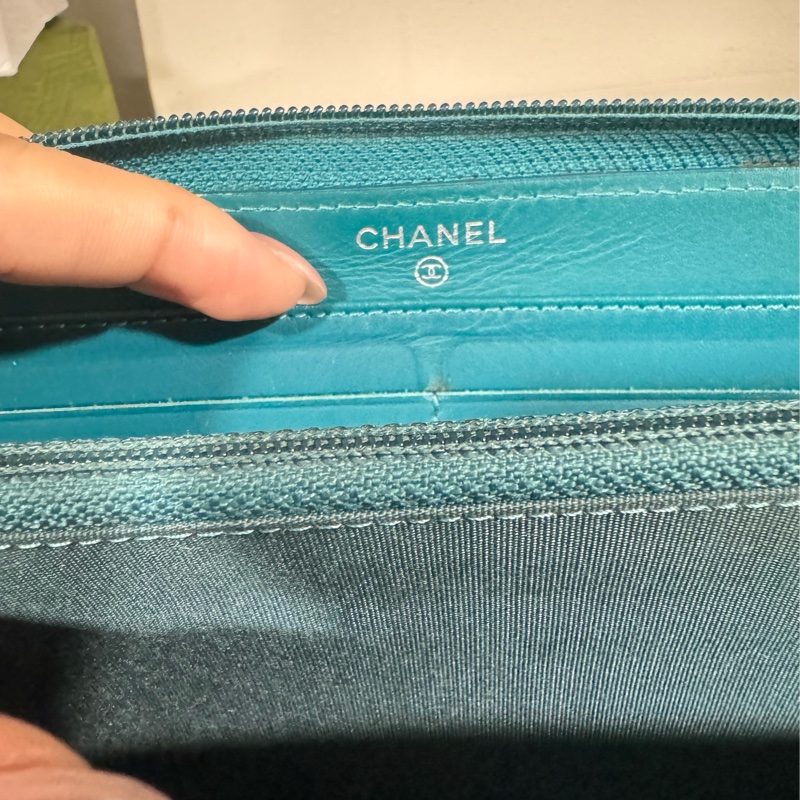 Chanel 荔枝拉鍊長夾-12