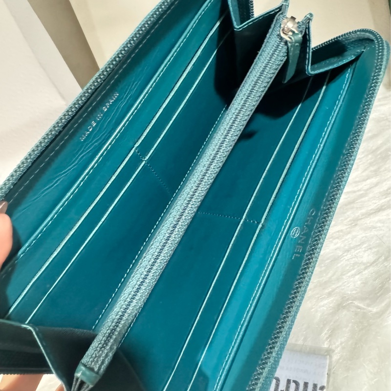 Chanel 荔枝拉鍊長夾-13