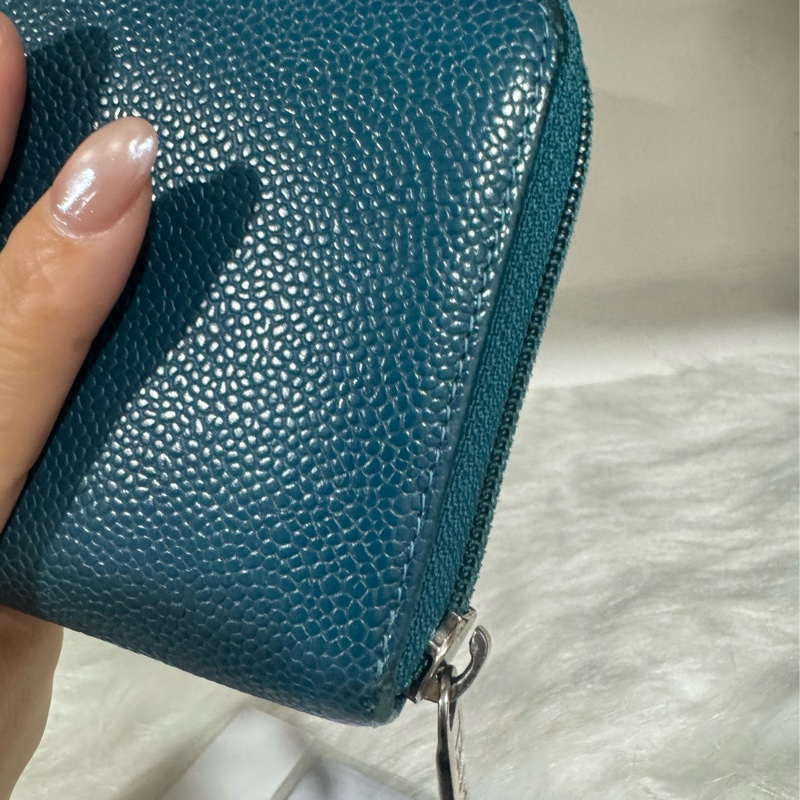 Chanel 荔枝拉鍊長夾-15