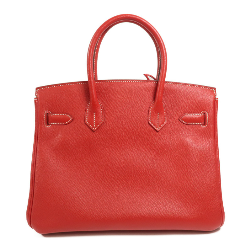 HERMES Epsom皮革Birkin 30手挽袋Rouge Casaque-1