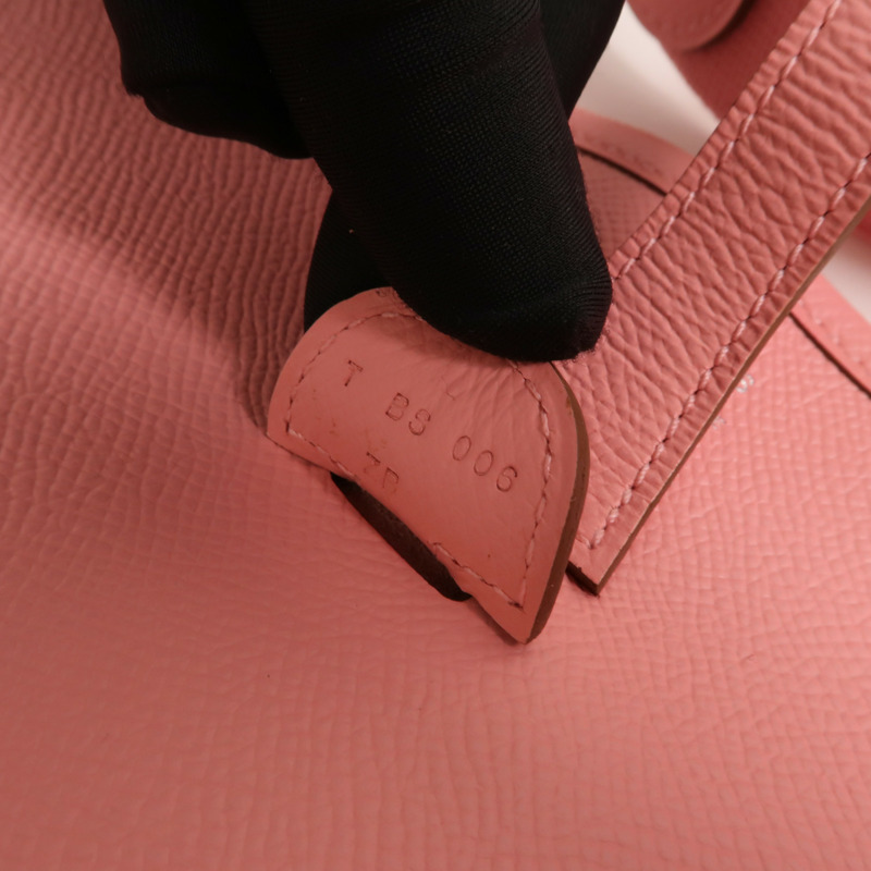HERMES Epsom皮革Evelyne PM肩背袋Rose Confetti-6