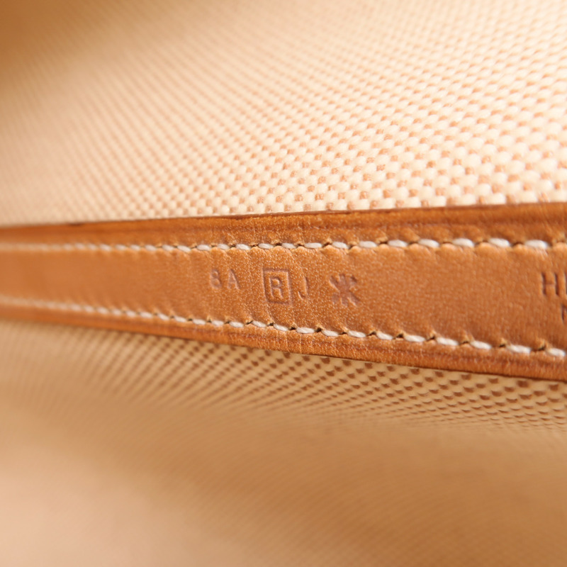 HERMES 帆布/Barenia皮革Garden Party PM手挽袋-6