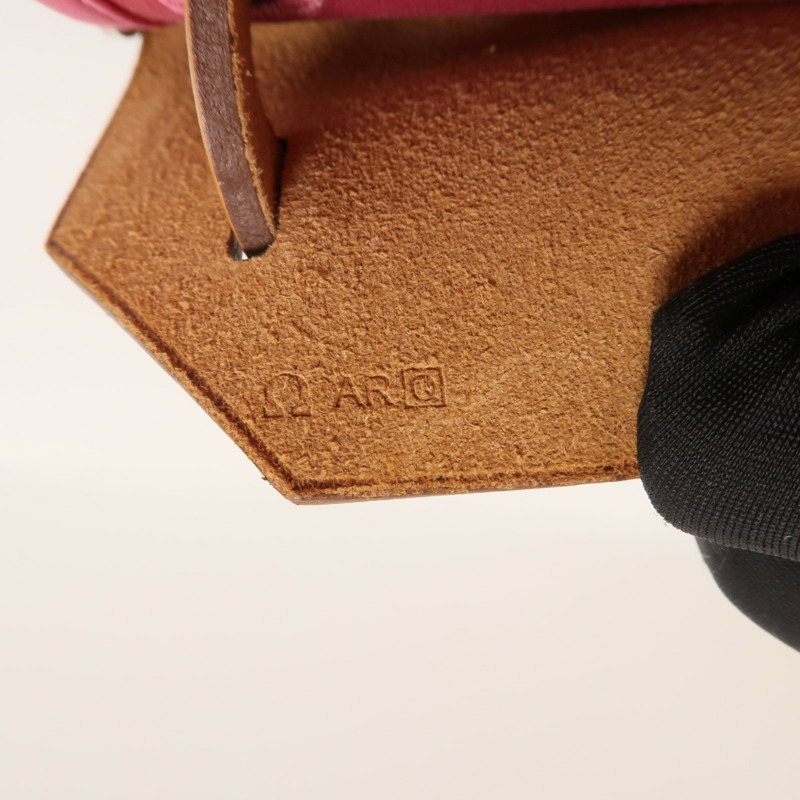 HERMES 帆布Herbag PM手挽肩背兩用袋Rose Hortensia-6