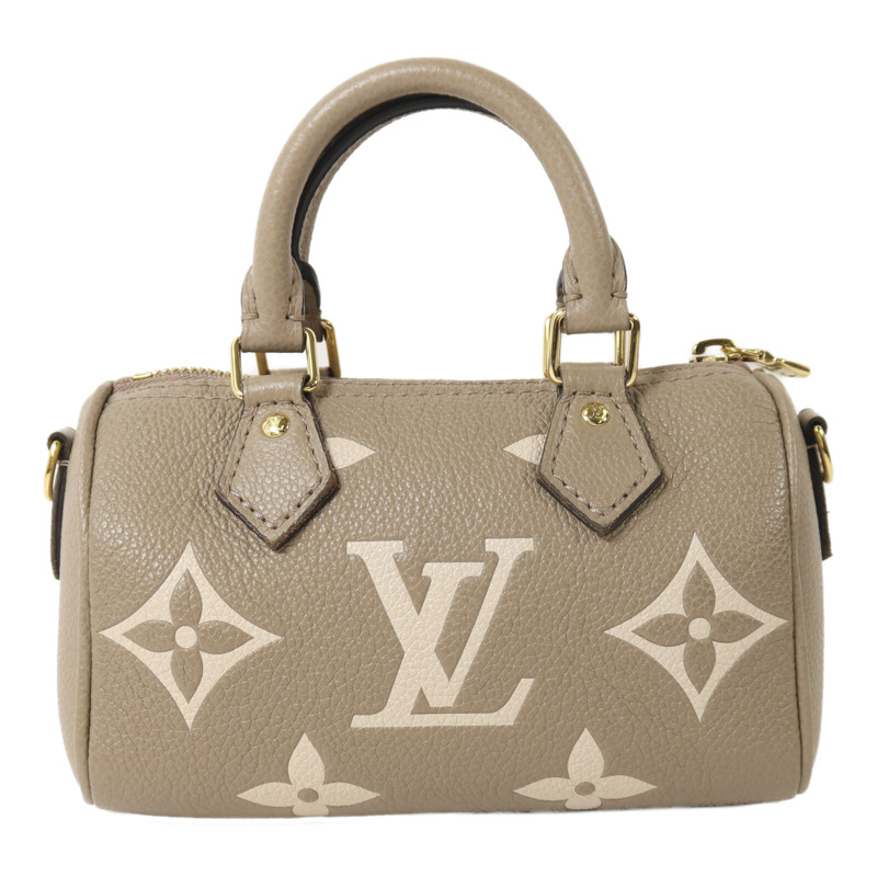 LOUIS VUITTON Monogram Empreinte Nano Speedy手挽肩背兩用袋-1